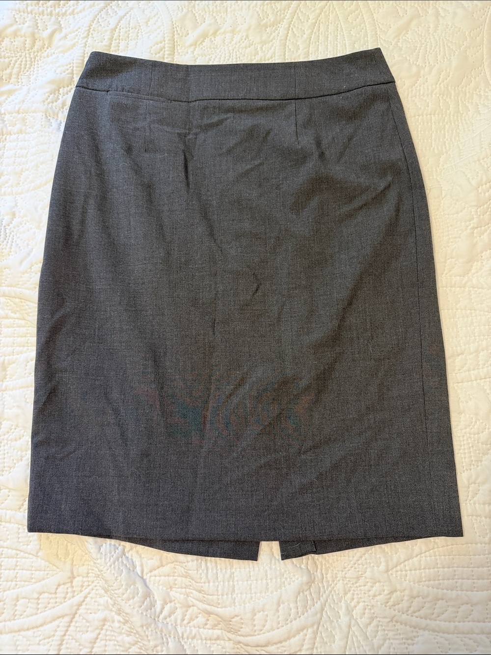 Calvin Klein Charcoal Gray Pencil Skirt